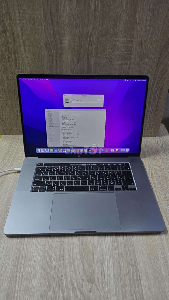 Macbook 16inch 2019 i9/32/1T/8g vga full chức năng