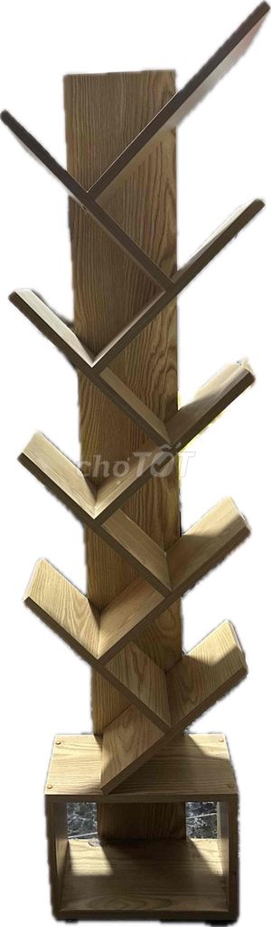 Kệ sách gỗ 9 tầng hình cây. Mua bán Tủ, kệ gia đình tại Quận Bình Thạnh Tp Hồ Chí Minh được đăng bởi Huyền Trân hình 1