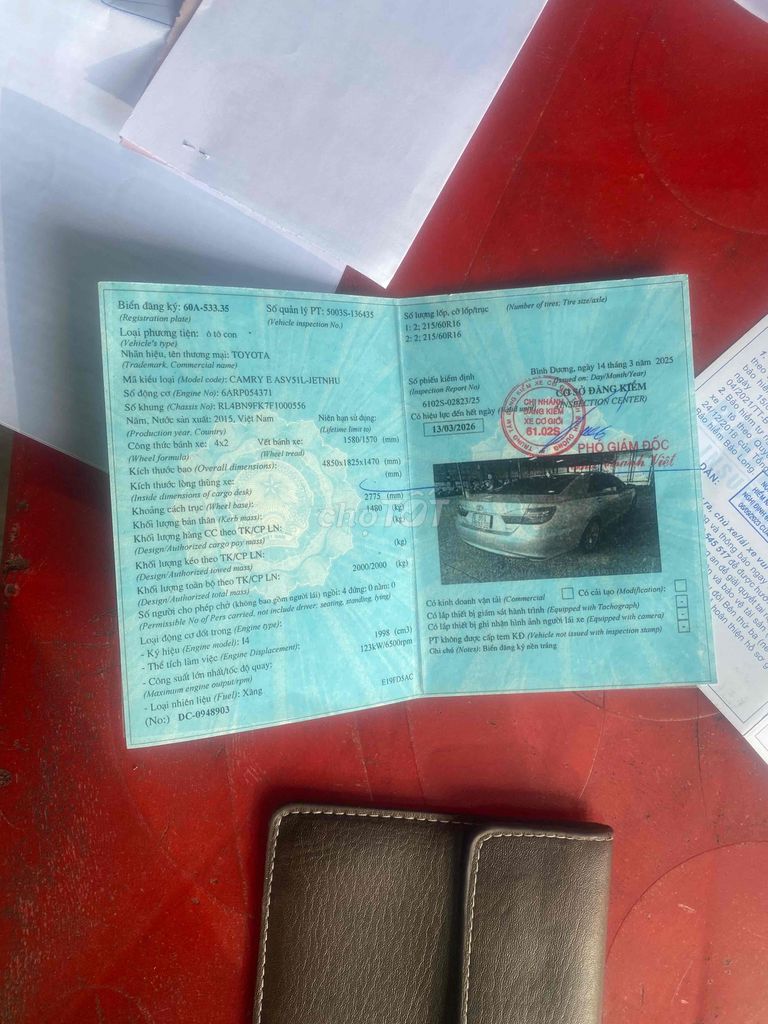 Toyota Camry 2015 - 95000 km 1 chu. Mua bán Ô tô tại Thành phố Biên Hòa Đồng Nai được đăng bởi a hiep hình 18