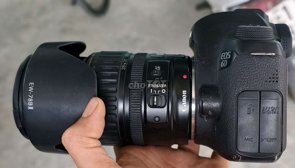 Máy ảnh Canon EOS 6D Đen. Mua bán Máy ảnh, Máy quay tại Huyện Diên Khánh Khánh Hòa được đăng bởi Phạm Trung Kiên  hình 1
