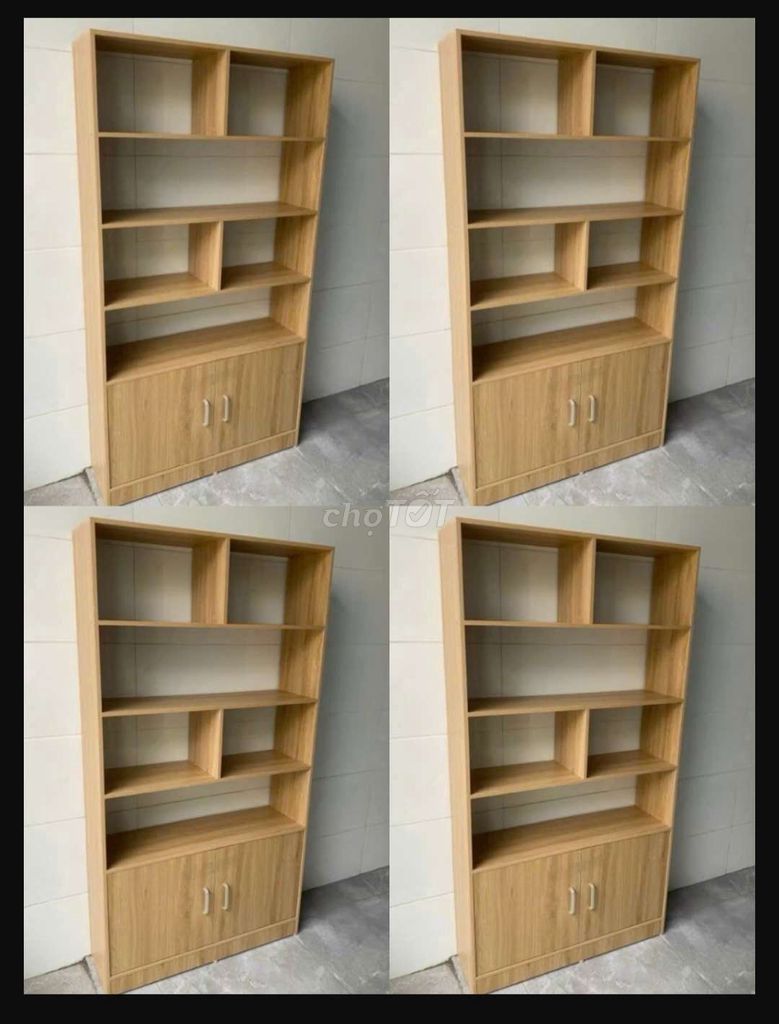 Kệ sách Chữ U có 2cánh tủ 599k  140_70_24cm. Mua bán Tủ, kệ gia đình tại Quận Thanh Khê Đà Nẵng được đăng bởi Gia Dụng Thủy Lê hình 1