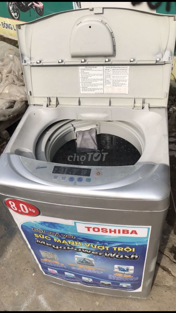 Máy giặt Toshiba 8 kg giặt sạch êm