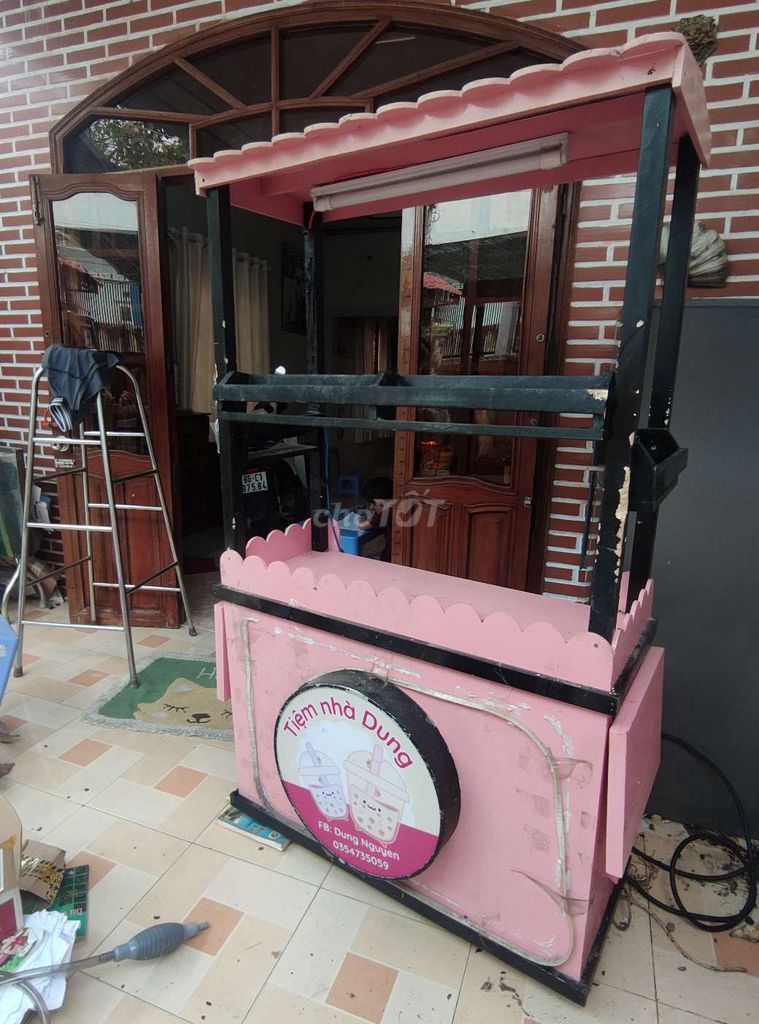 Xe đẩy bán hàng Gỗ, Kim loại Hồng. Mua bán Đồ chuyên dụng, Giống nuôi trồng tại Thành phố Phan Thiết Bình Thuận được đăng bởi Minh hình 1