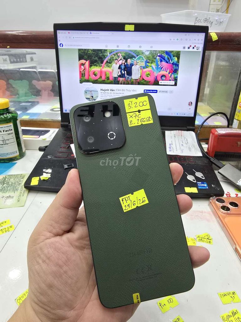Honor X7C 8GB/256GB Xanh rêu. Mua bán Điện thoại tại Thành phố Long Xuyên An Giang được đăng bởi Facebook Cầm Đồ Thúy Vân hình 1