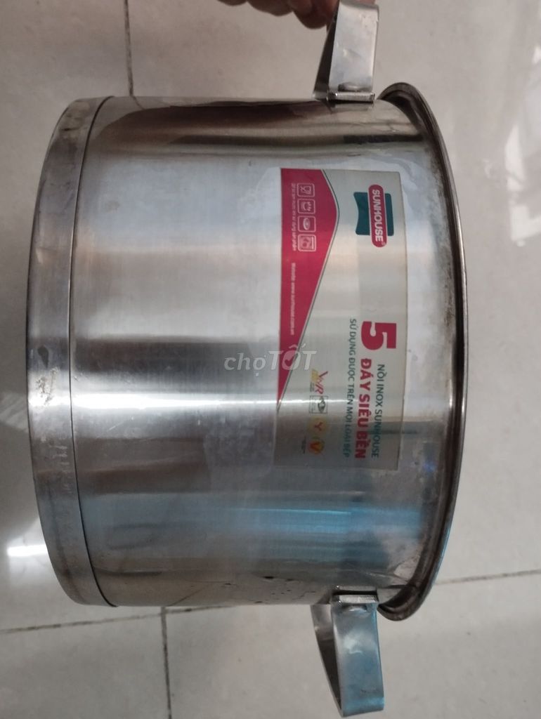 Nồi Sunhouse Inox 5 lớp 22cm. Mua bán Dụng cụ nhà bếp tại Thành phố Thủ Đức Tp Hồ Chí Minh được đăng bởi Nguyễn Hiếu hình 1