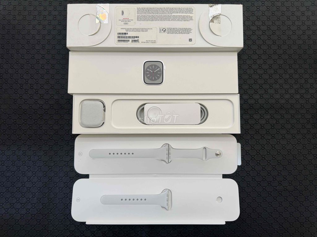 Apple watch Sr8/45mm thép bạc esim fullbox lướt. Mua bán Thiết bị đeo thông minh tại Quận Bình Thạnh Tp Hồ Chí Minh được đăng bởi Lê Tuấn Hưng hình 1