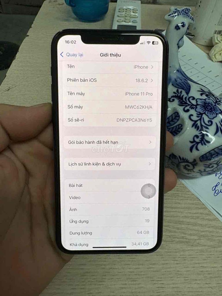 Apple iPhone 11 Pro 64GB Xám. Mua bán Điện thoại tại Quận Hai Bà Trưng Hà Nội được đăng bởi NVM hình 1