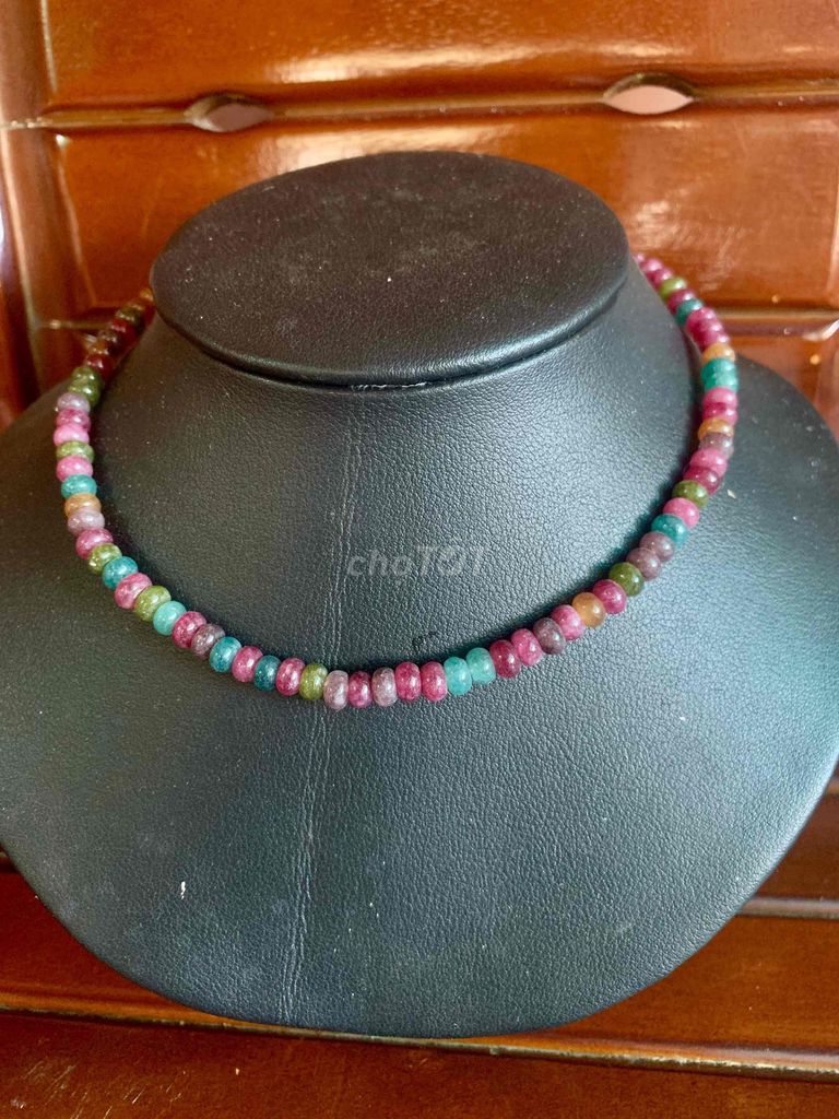 Vòng cổ Tourmaline Nữ 40cm. Mua bán Phụ kiện thời trang khác tại Thành phố Huế Thừa Thiên Huế được đăng bởi tiệm nhà Mật hình 1