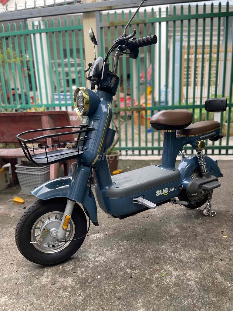 Xe đạp điện SUG bike màu Xanh dương. Mua bán Xe điện tại Quận Ninh Kiều Cần Thơ được đăng bởi XE ĐIỆN Phước Sang hình 5
