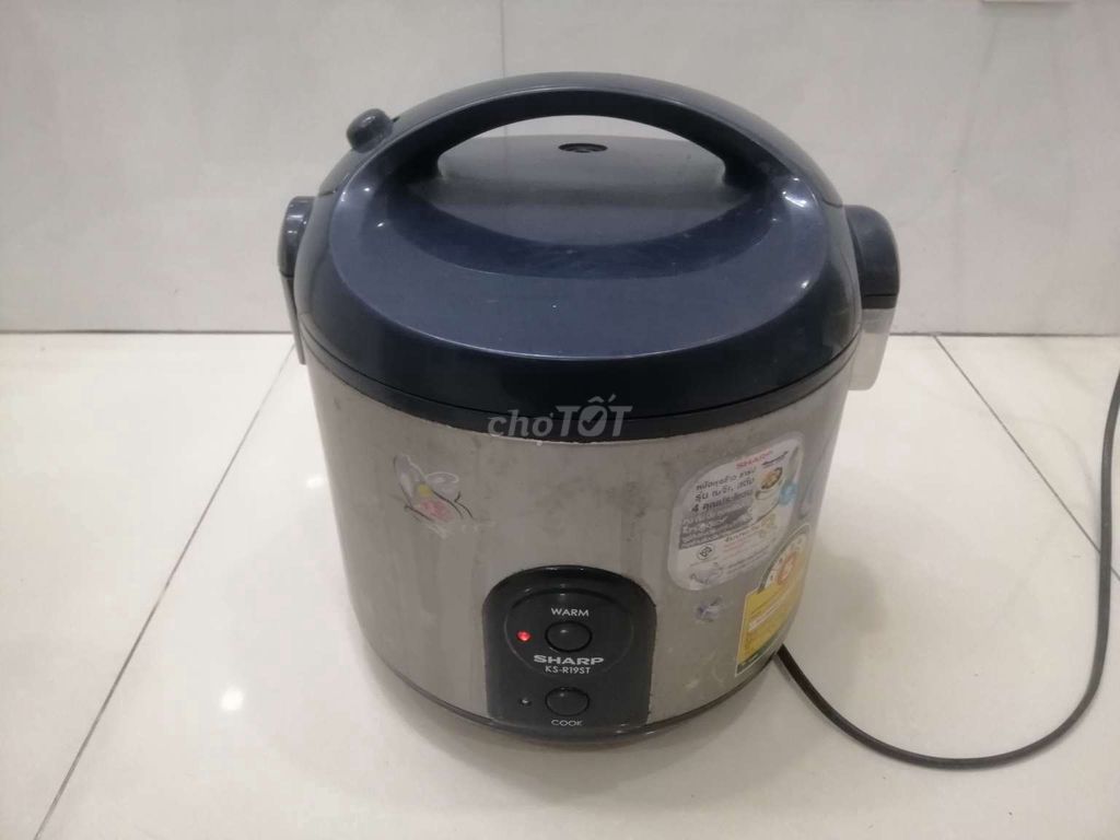 Nồi cơm điện Sharp KS-R19ST 1.8 Lít Bạc. Mua bán Bếp, lò, đồ điện nhà bếp tại Thành phố Thủ Đức Tp Hồ Chí Minh được đăng bởi Bao Anh Deco hình 1