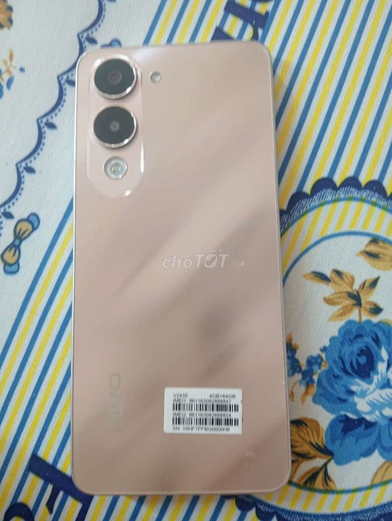 Vivo V2310 64GB Hồng Đã qua sử dụng. Mua bán Điện thoại tại Quận 1 Tp Hồ Chí Minh được đăng bởi ngọc quỳnh hình 1
