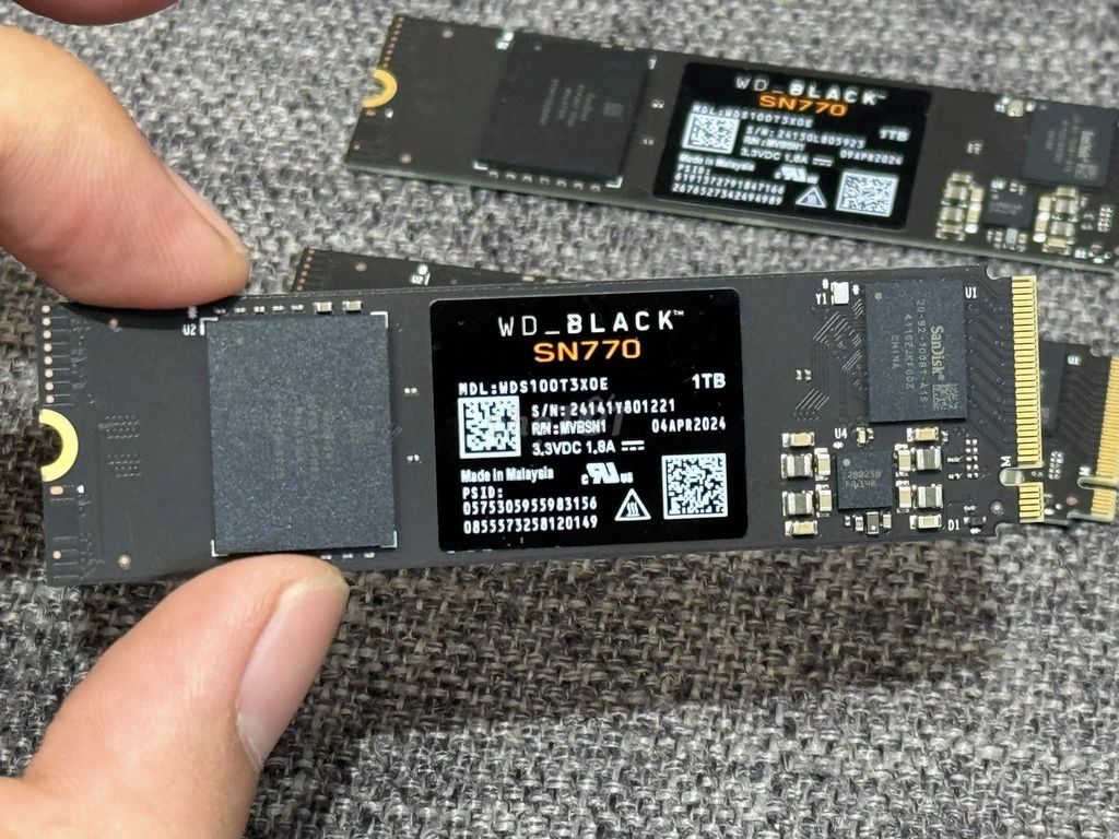 Ổ Cứng SSD WD Black SN770 1TB M2 PCIe 4.0 new 100%
