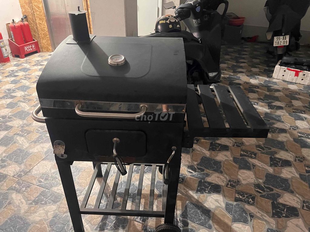 Bếp nướng than hoa Thép sơn tĩnh điện Đen. Mua bán Bếp, lò, đồ điện nhà bếp tại Huyện Thanh Trì Hà Nội được đăng bởi Vũ Đinh hình 1