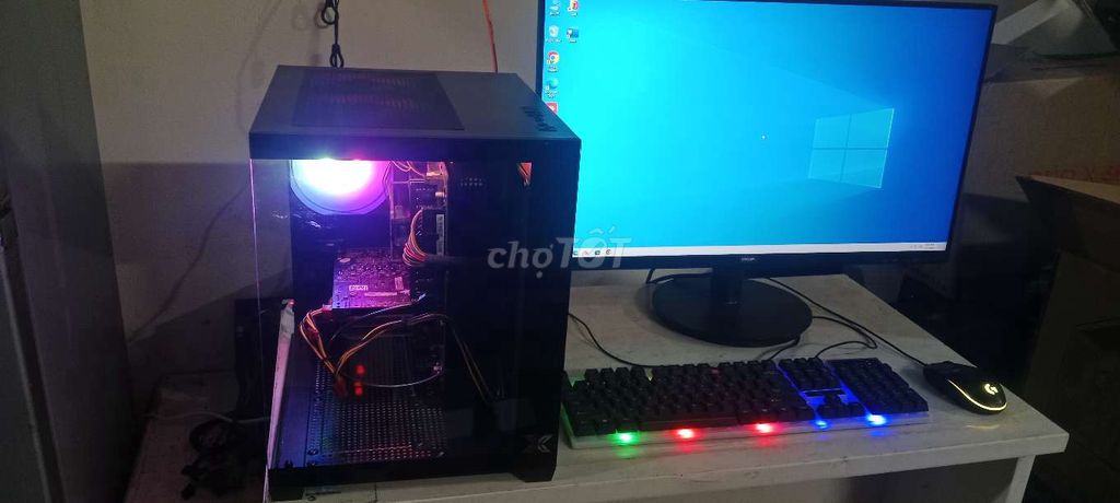 BỘ GAME B560 I5 10400F 8G GTX1060 6G SS512G MH27IN. Mua bán Máy tính để bàn tại Quận Thanh Khê Đà Nẵng được đăng bởi văn duy hình 1