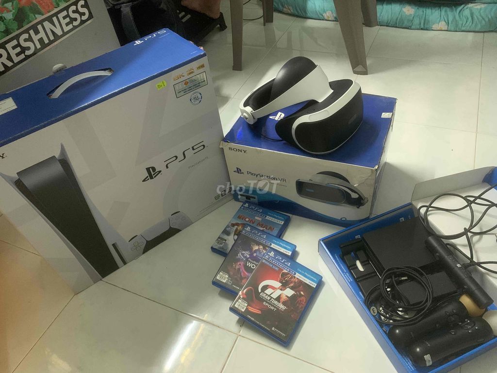 Kính thực tế ảo PSVR PS4 PS5 FULL BOX