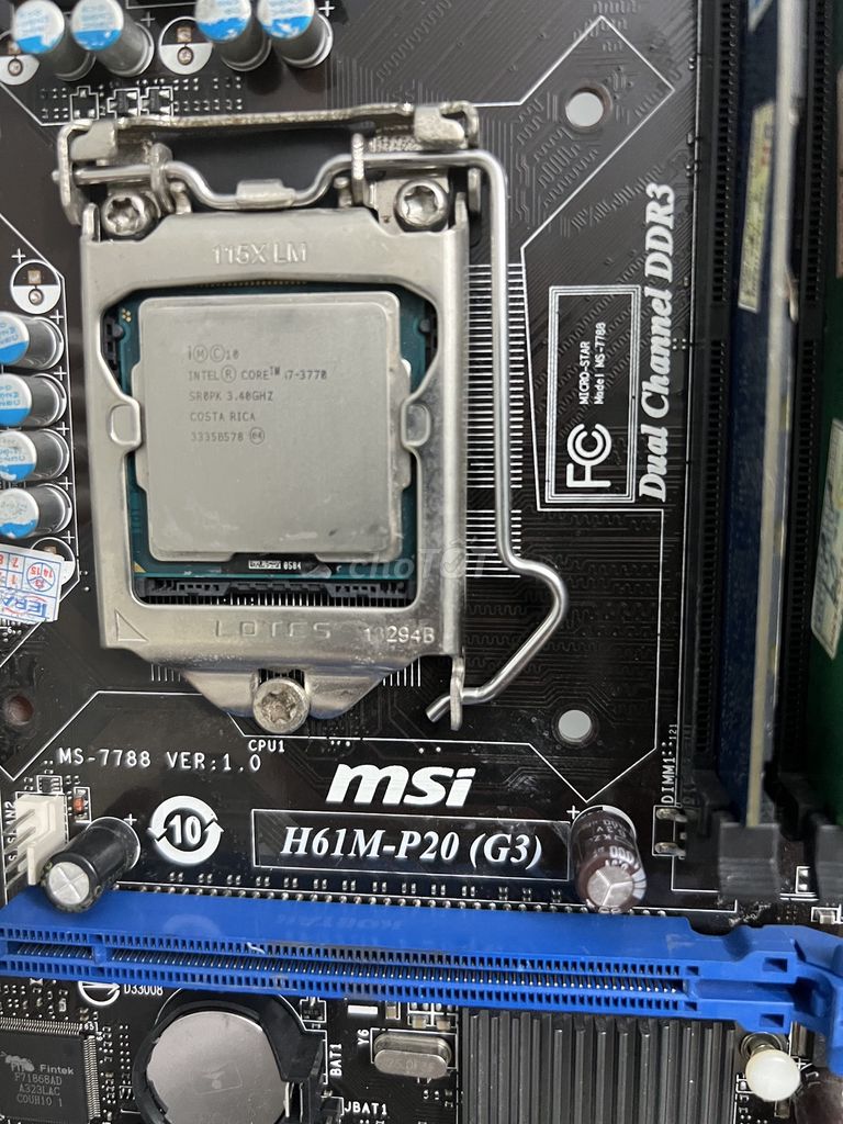 CPU Intel Core i7-3770 LGA 1155 - tháo case. Mua bán Linh kiện (RAM, Card...) tại Quận Tây Hồ Hà Nội được đăng bởi MayTinhGiaReHaNoi hình 1