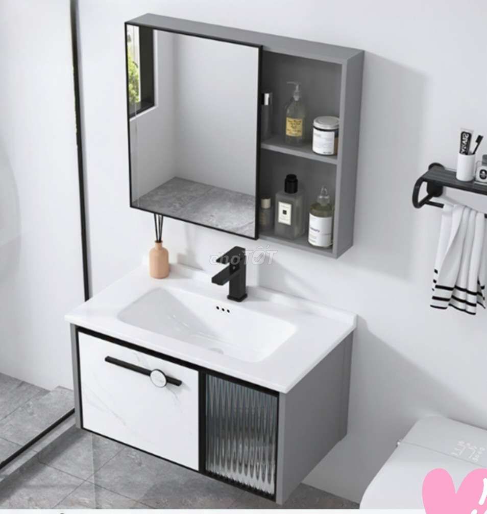 BỘ TỦ CHẬU LAVABO KÈM GƯƠNG