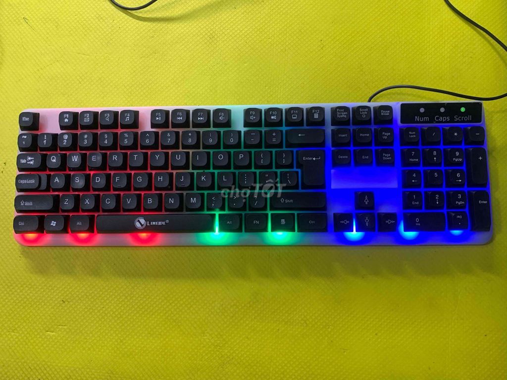 Bàn phím LIMIEIE TKSCOLORFUL LED USB. Mua bán Phụ kiện (Màn hình, Chuột...) tại Quận 10 Tp Hồ Chí Minh được đăng bởi Vi Tính Quận 10 hình 1