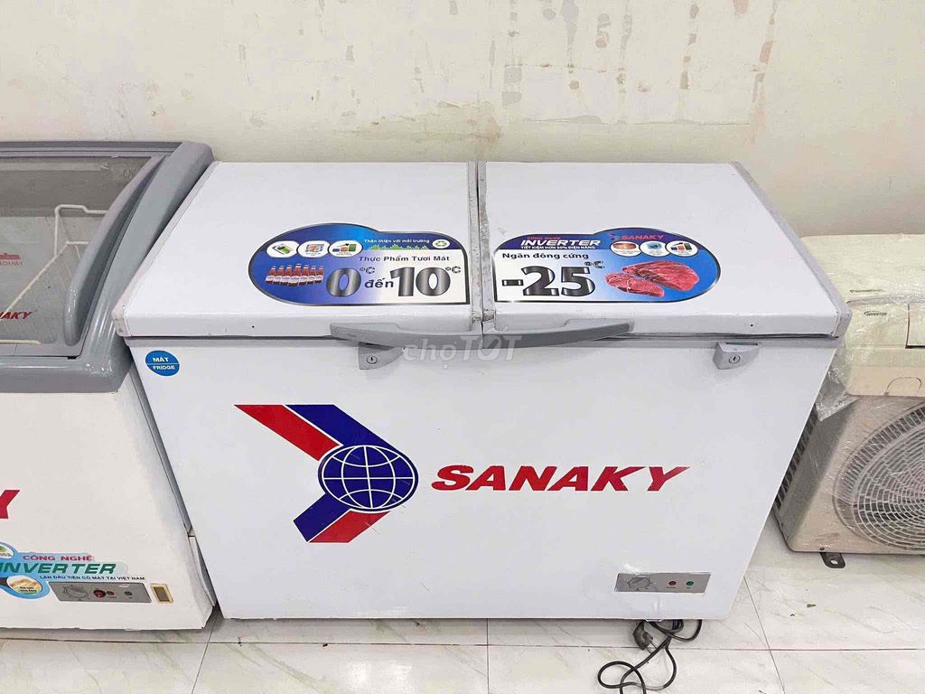 🔥Tủ đông SANAKY 280l inveter zin , bền, đẹp