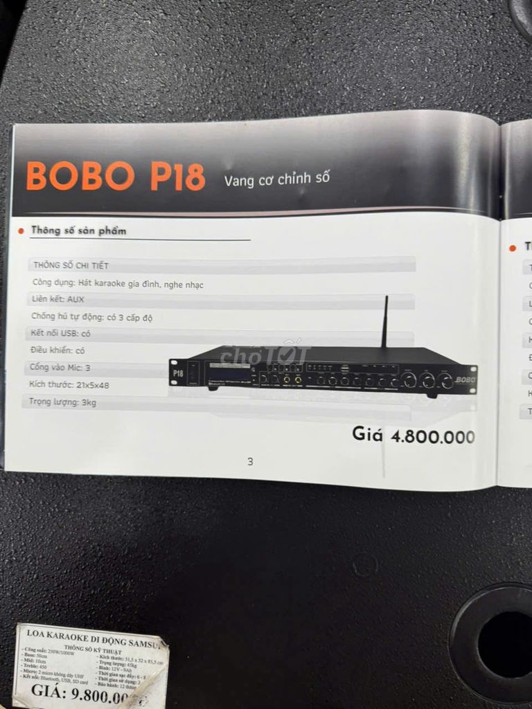 Vang cơ BOBO P18. Mua bán Tivi, Âm thanh tại Quận Ninh Kiều Cần Thơ được đăng bởi Nghĩa Diệp Thanh hình 1