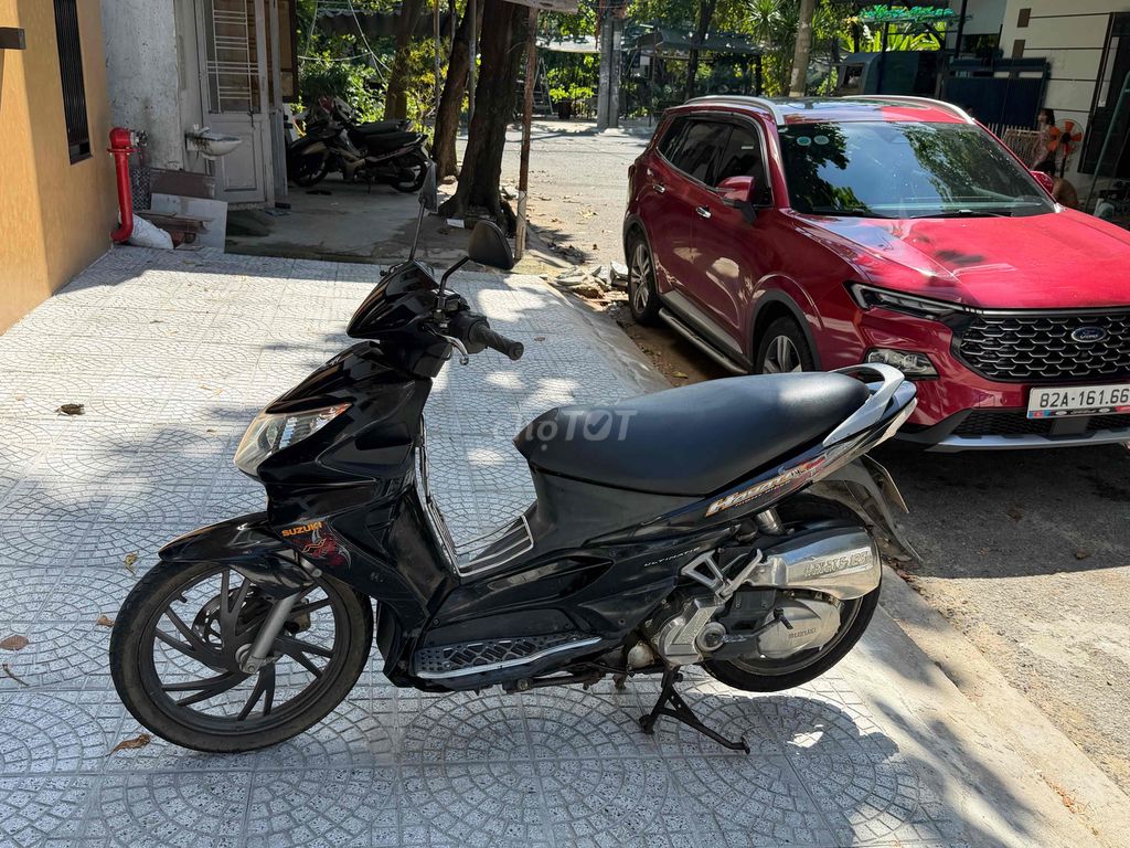 Suzuki Revo коричневый, тихий двигатель, полуавтомат, отличное состояние, с электростартером