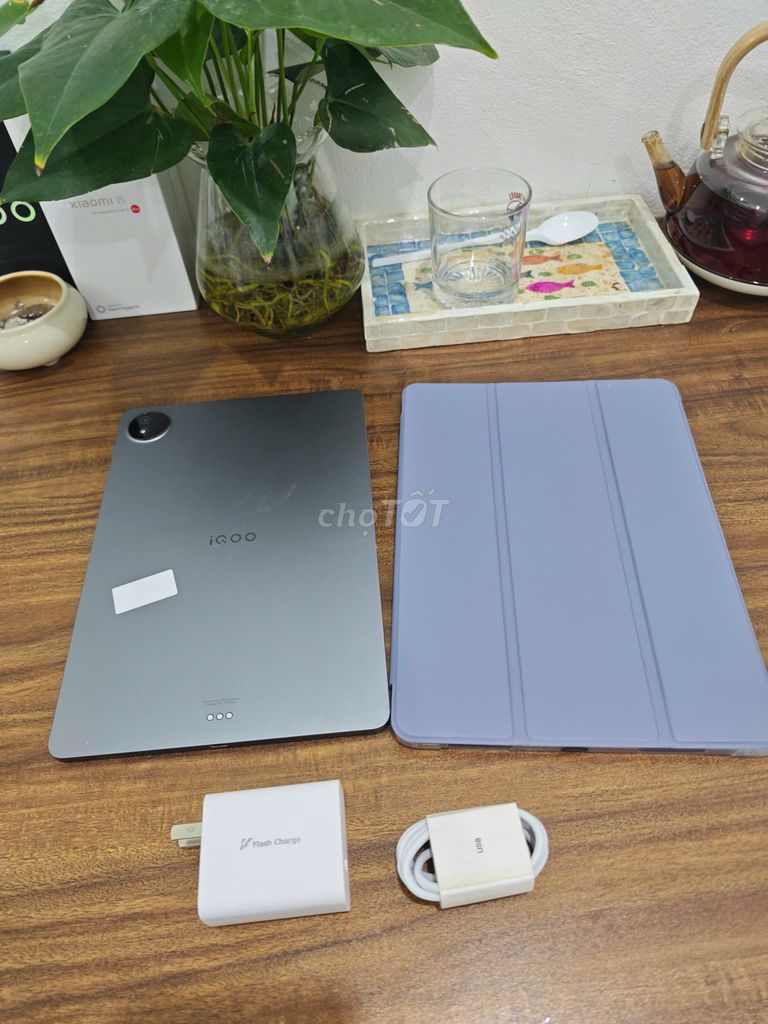 Vivo IQOO Pad Air 12/256 xám sạc 80w bao da có COD. Mua bán Máy tính bảng tại Quận Hoàng Mai Hà Nội được đăng bởi Trần Ngọc Hiếu hình 1