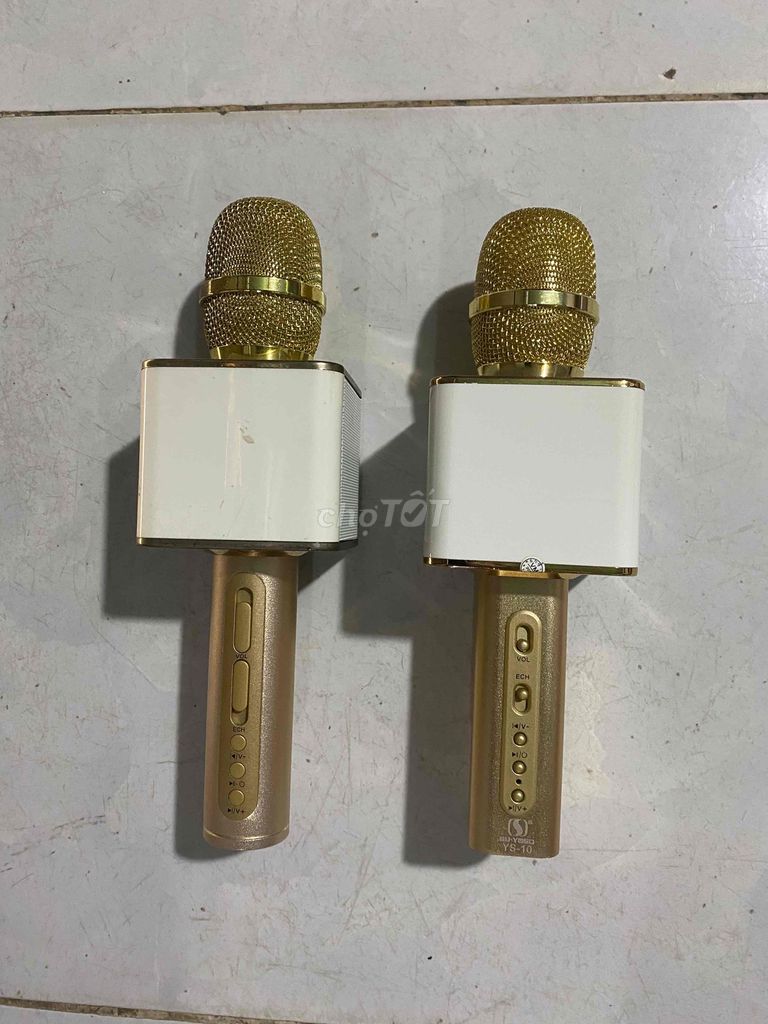 Micro karaoke YS-10 Vàng Bluetooth. Mua bán Tivi, Âm thanh tại Huyện Hóc Môn Tp Hồ Chí Minh được đăng bởi Cuong hình 1