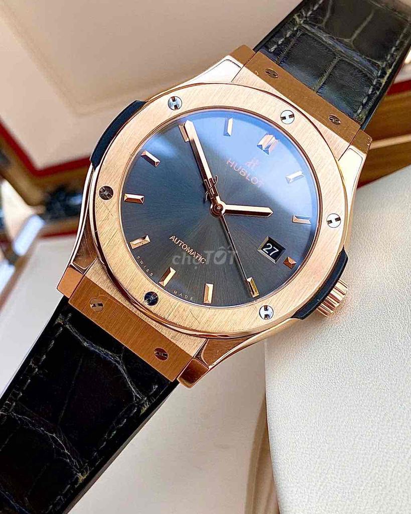 Hublot Classic Fusion Vàng hồng 18K 42mm. Mua bán Đồng hồ tại Quận Hoàng Mai Hà Nội được đăng bởi Anh Tuấn hình 1