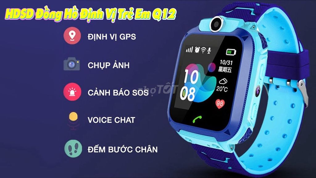 đồng hồ định vị 4G D-kids Pro Q12 full box mới. Mua bán Thiết bị đeo thông minh tại Quận Đống Đa Hà Nội được đăng bởi LÊ MINH hình 1