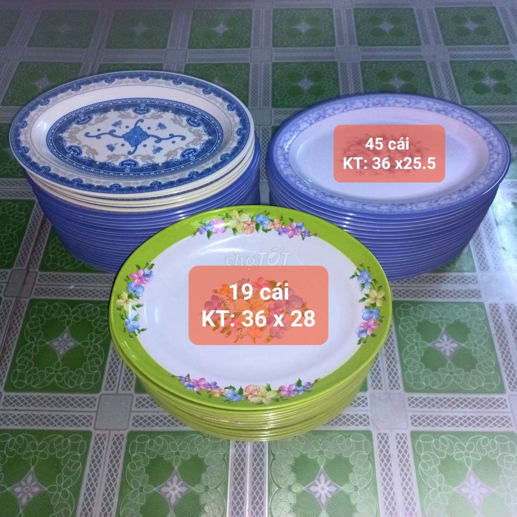 Đĩa hột xoài melamine hoa văn xanh. Mua bán Dụng cụ nhà bếp tại Quận 7 Tp Hồ Chí Minh được đăng bởi  Huyền Trân hình 1