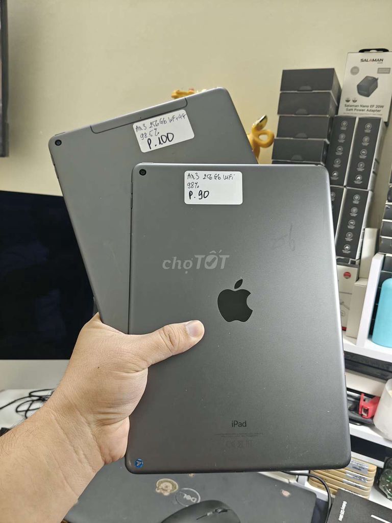 iPad Air 3 256GB Xám Nguyên Zin. Mua bán Máy tính bảng tại Quận Tân Bình Tp Hồ Chí Minh được đăng bởi TÁO BI STORE CHUYÊN IPAD ZIN CHẤT hình 1