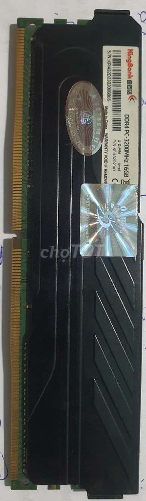 RAM KingBank DDR4 PC-3200MHz 16GB. Mua bán Linh kiện (RAM, Card...) tại Huyện Mê Linh Hà Nội được đăng bởi Hoàng tài hình 1
