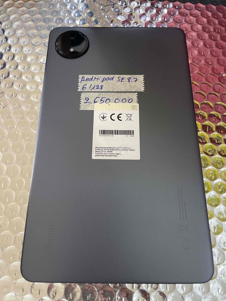 Xiaomi redmi Pad SE 8.7 6/128GB zin đẹp 99%. Mua bán Máy tính bảng tại Quận Ninh Kiều Cần Thơ được đăng bởi Cầm Đồ Anh Quý hình 1