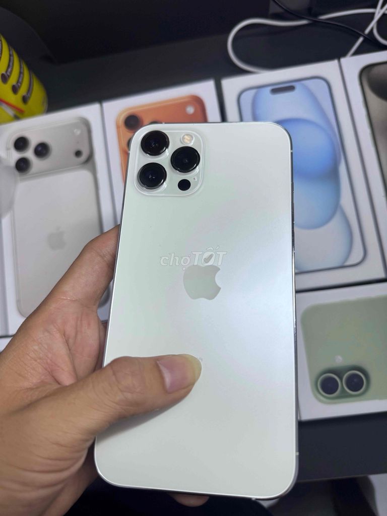Apple iPhone 12 Pro Max 128GB Trắng. Mua bán Điện thoại tại Thị xã Kiến Tường Long An được đăng bởi sinnnn hình 1
