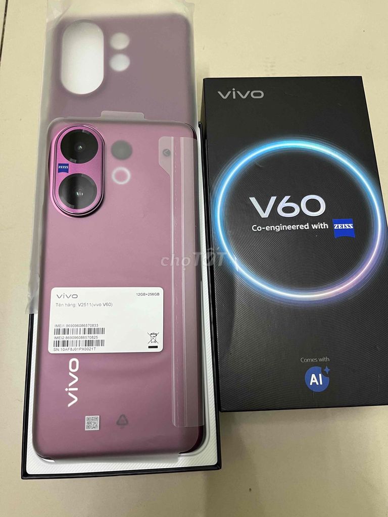 Vivo V60 256GB Đỏ 99%. Mua bán Điện thoại tại Thành phố Thủ Đức Tp Hồ Chí Minh được đăng bởi Anh Tuấn Trần hình 1
