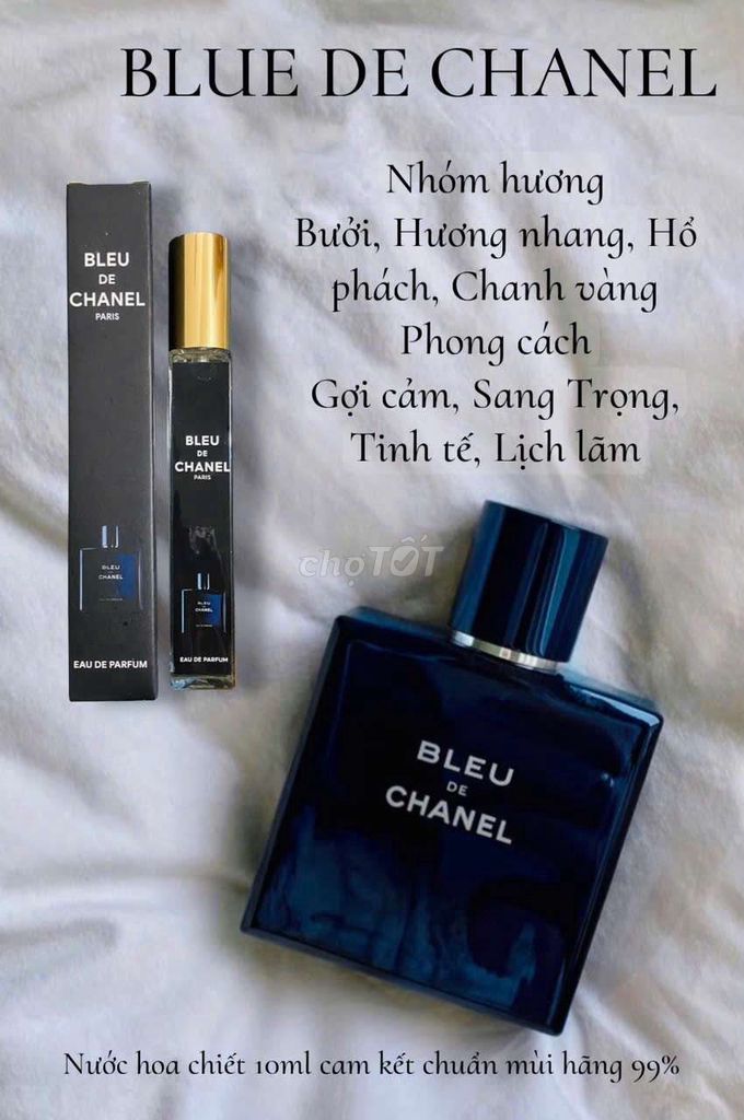 CHAI CHIẾT 10 ML - MÙI NAM 4 TẶNG 1