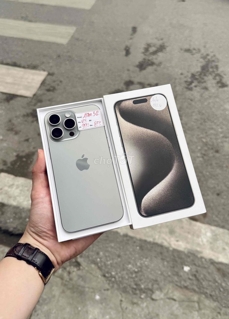 Iphone 15 Promax 512GB Titan VN/A Fullbox. Mua bán Điện thoại tại Quận Đống Đa Hà Nội được đăng bởi Lâm Bảo Tuyên hình 1