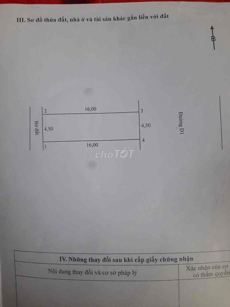 BÁN ĐẤT THỔ CƯ THUỘC KDC MỚI PHƯỜNG TRƯỜNG AN, TP VĨNH LONG