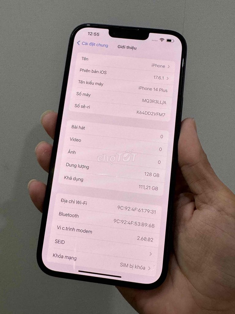 iphone 14 plus 128gb đẹp 99%