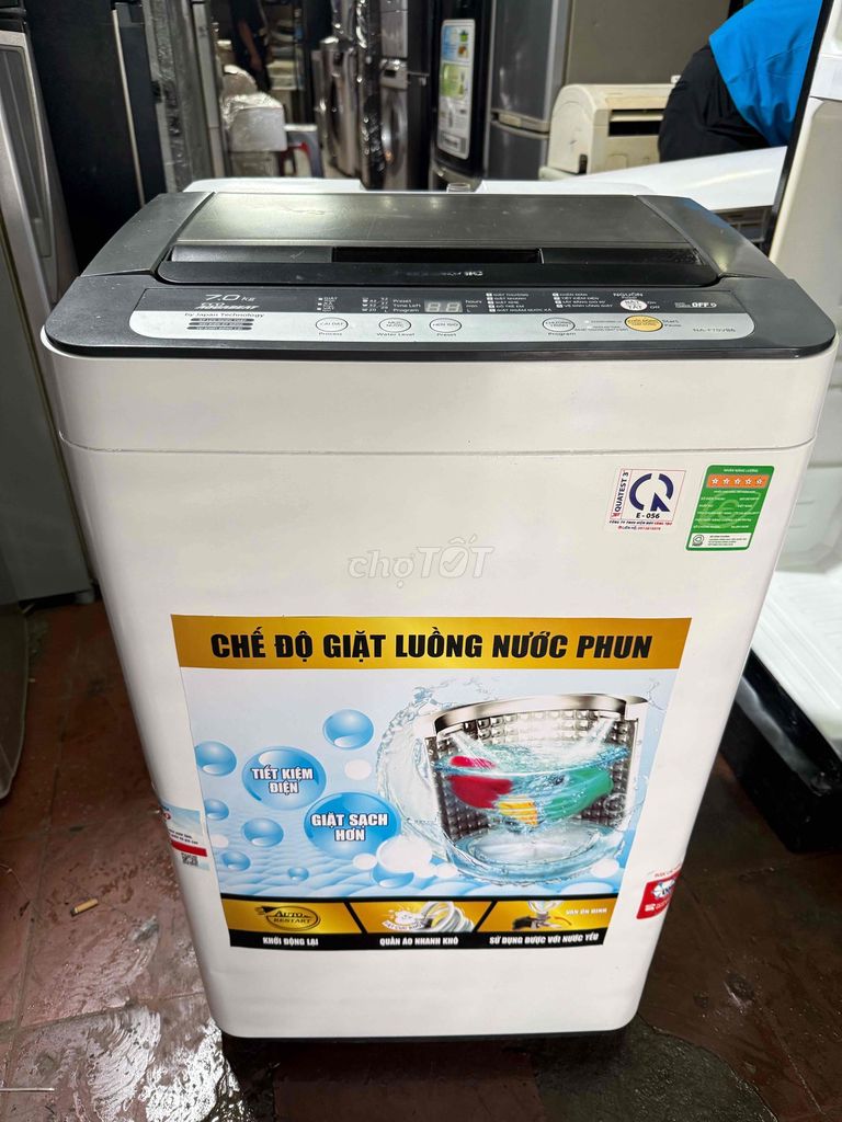 Máy giặt Panasonic 7kg Trắng tiết kiệm điện. Mua bán Máy giặt tại Quận 7 Tp Hồ Chí Minh được đăng bởi Điện Lạnh Giá Tốt hình 1