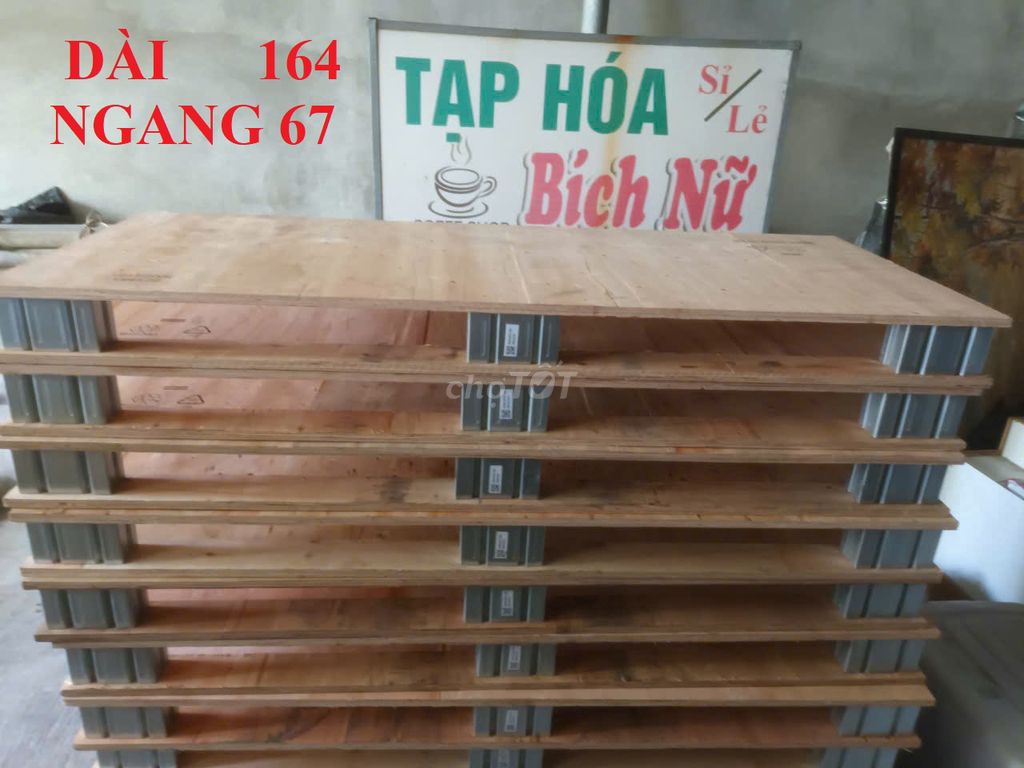 Pallet Gỗ Nhôm Kê Đồ 164x67cm. Mua bán Giường, chăn ga gối nệm tại Quận Liên Chiểu Đà Nẵng được đăng bởi My My hình 1