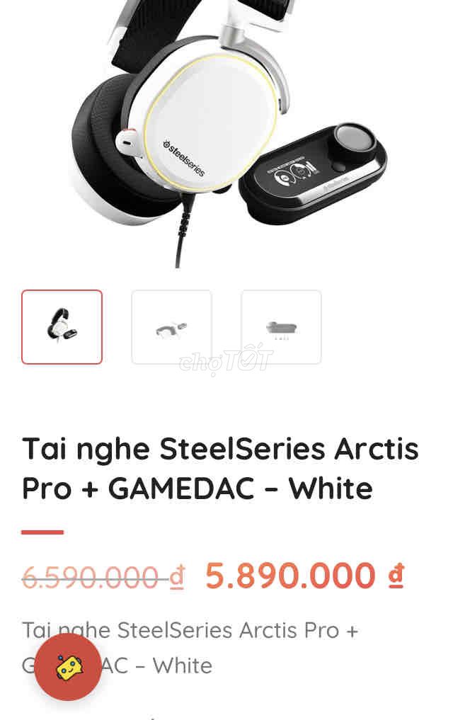 Tai Game Vip Đan Mạch Arctis Pro + DAC giá mới 6tr