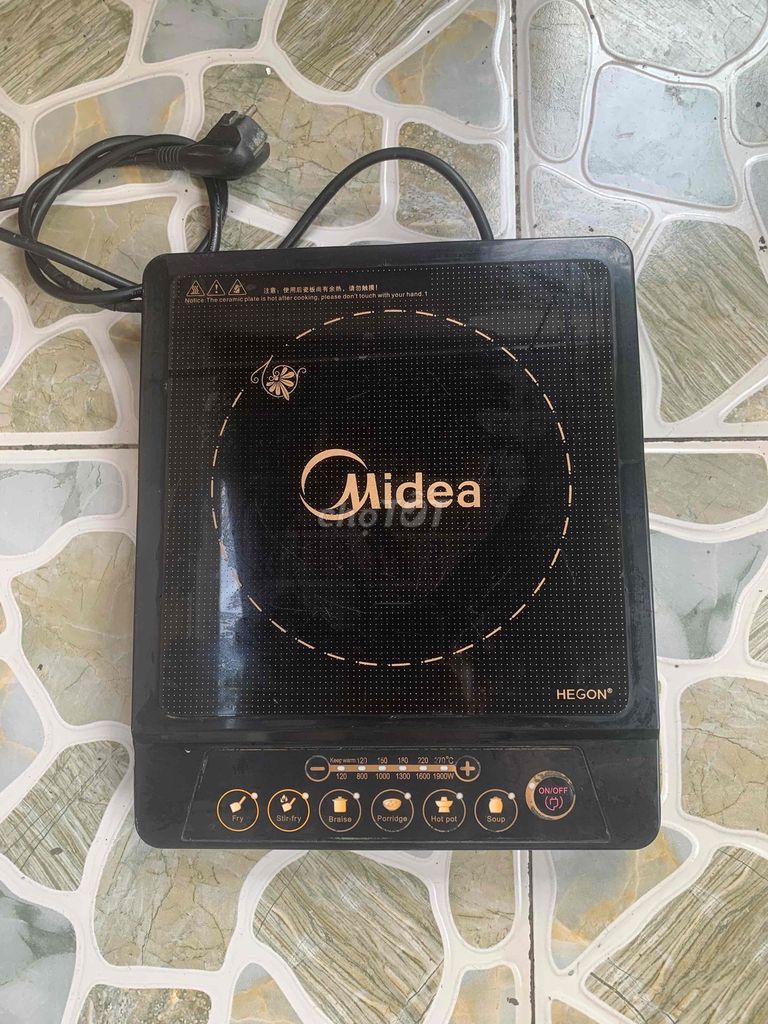 Bếp từ Midea MI-SV19EF Đen. Mua bán Bếp, lò, đồ điện nhà bếp tại Quận 10 Tp Hồ Chí Minh được đăng bởi Anh Tài hình 1