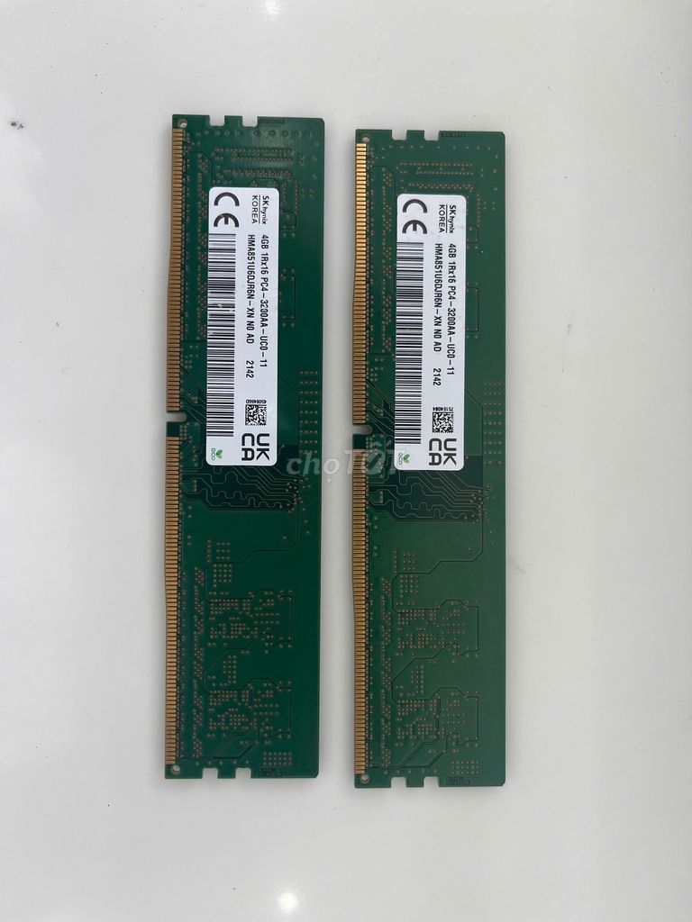 RAM SKHynix 4GB -3200. Mua bán Linh kiện (RAM, Card...) tại Huyện Xuyên Mộc Bà Rịa - Vũng Tàu được đăng bởi Nguyễn Đông A hình 1