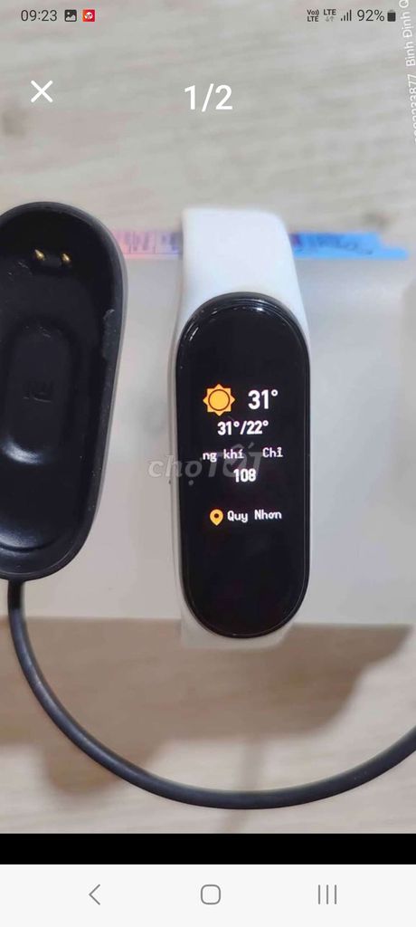 Xiaomi Mi Band 4 Trắng. Mua bán Thiết bị đeo thông minh tại Thành phố Qui Nhơn Bình Định được đăng bởi CHÍN SỸ  1968 hình 1