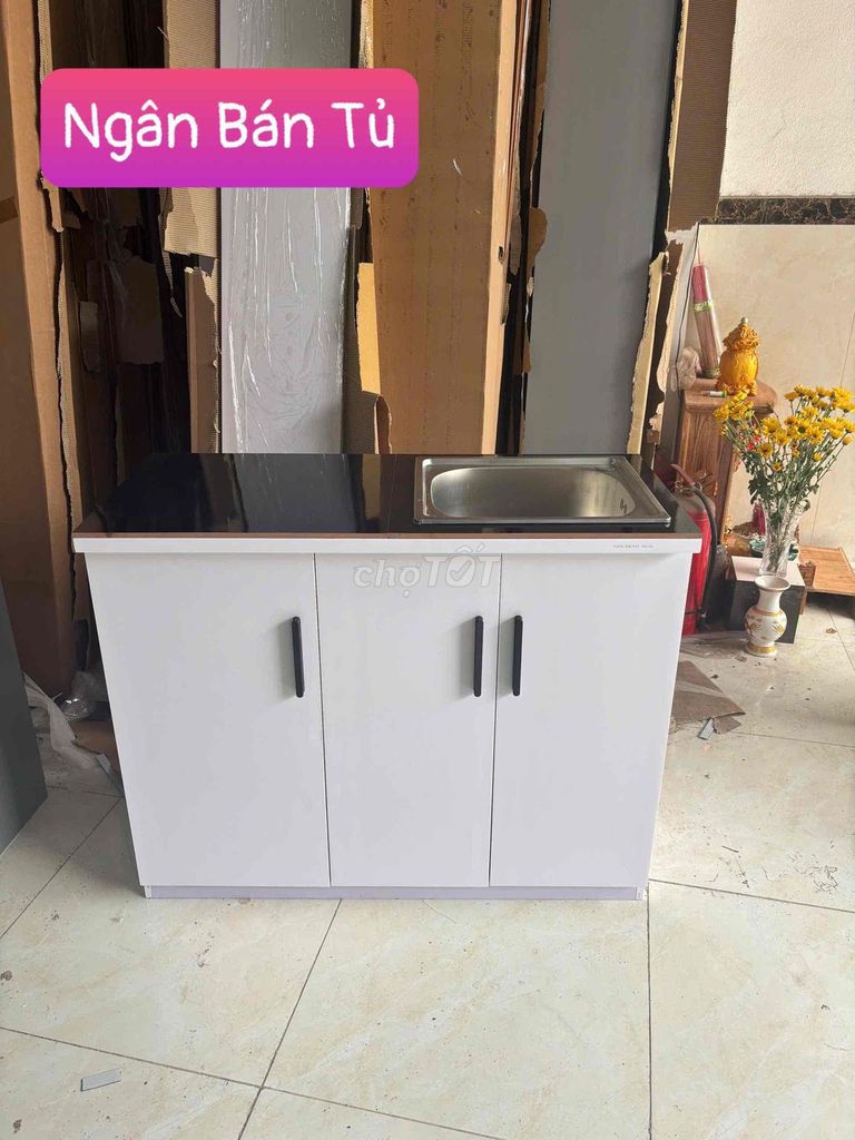 Tủ bếp Nhựa Đài Loan 1m // tủ bếp giá xưởng. Mua bán Nội thất, đồ gia dụng khác tại Quận Bình Thạnh Tp Hồ Chí Minh được đăng bởi KIM NGÂN BÁN TỦ hình 1