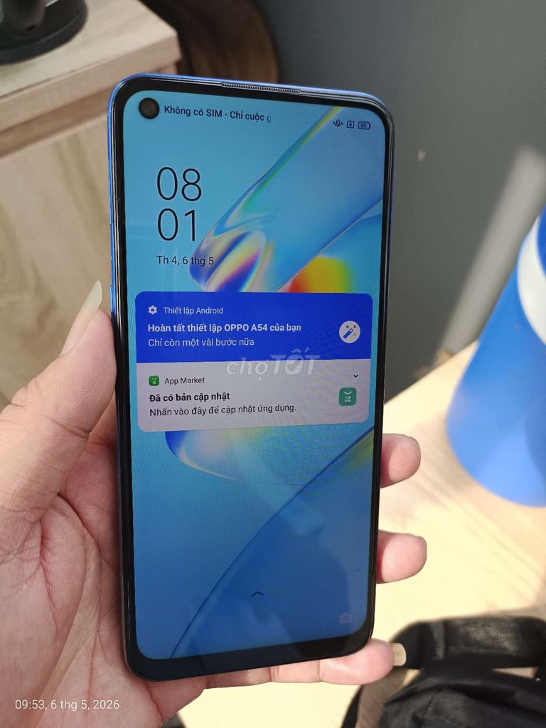 Oppo A54 4GB/128GB Xanh Đã sử dụng. Mua bán Điện thoại tại Huyện Bến Lức Long An được đăng bởi Minhkhoi12 hình 1