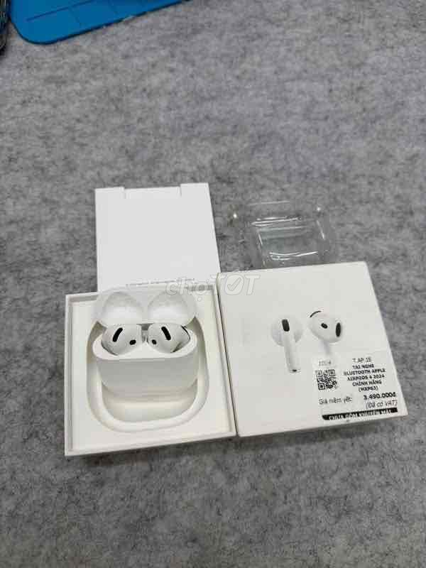 Apple AirPods 4 Trắng Like new vna chính hãng. Mua bán Tivi, Âm thanh tại Quận Tân Bình Tp Hồ Chí Minh được đăng bởi Shop Trung Văn Apple Watch hình 1