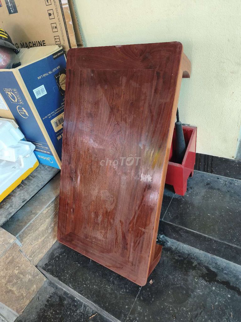 Bàn gỗ thịt, gỗ ép 100x55cm. Mua bán Bàn ghế tại Huyện Đông Anh Hà Nội được đăng bởi Xtech hình 1