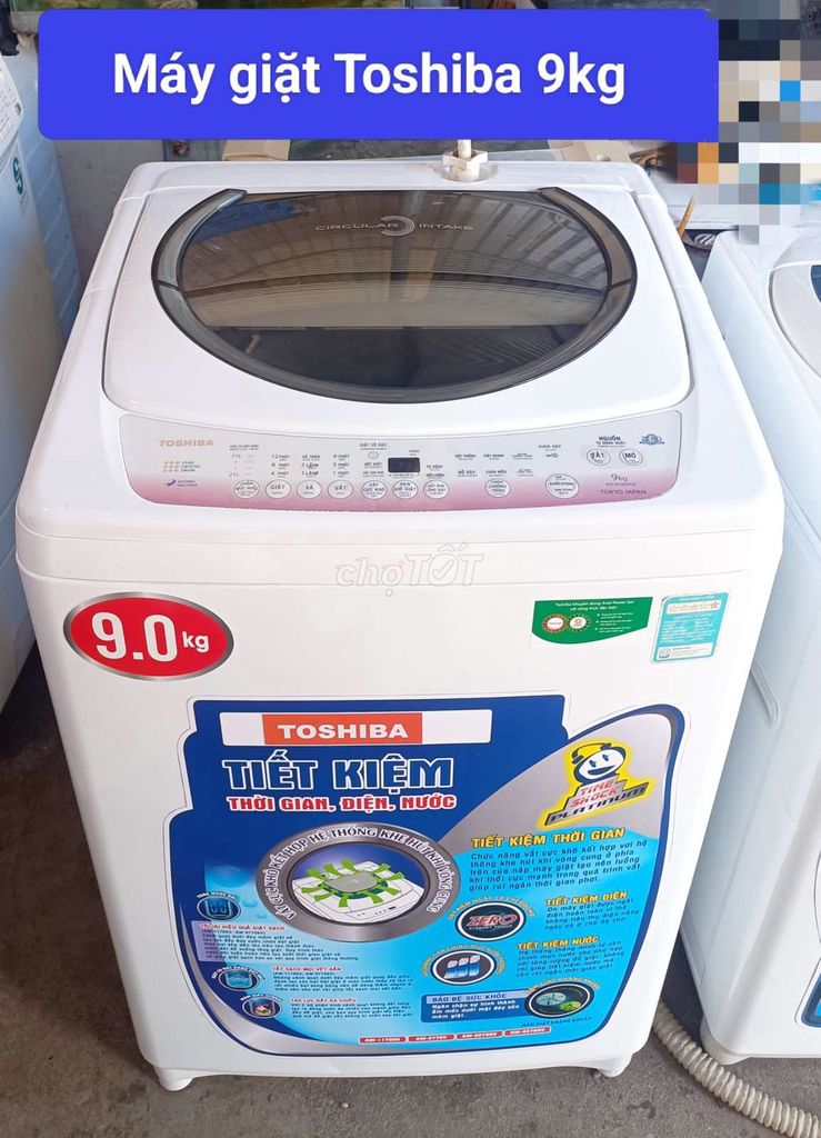 Máy giặt Toshiba 9kg. Mua bán Máy giặt tại Thành phố Nha Trang Khánh Hòa được đăng bởi Điện Lạnh Duy Quang Nha Trang   hình 1